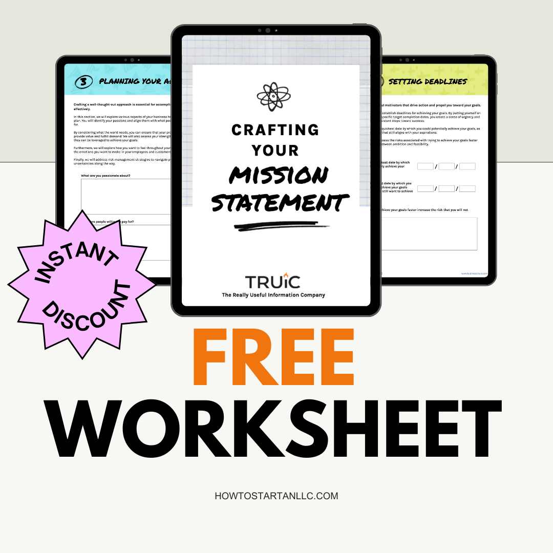 Operational Mission Statement Worksheet for Small Business (PDF)