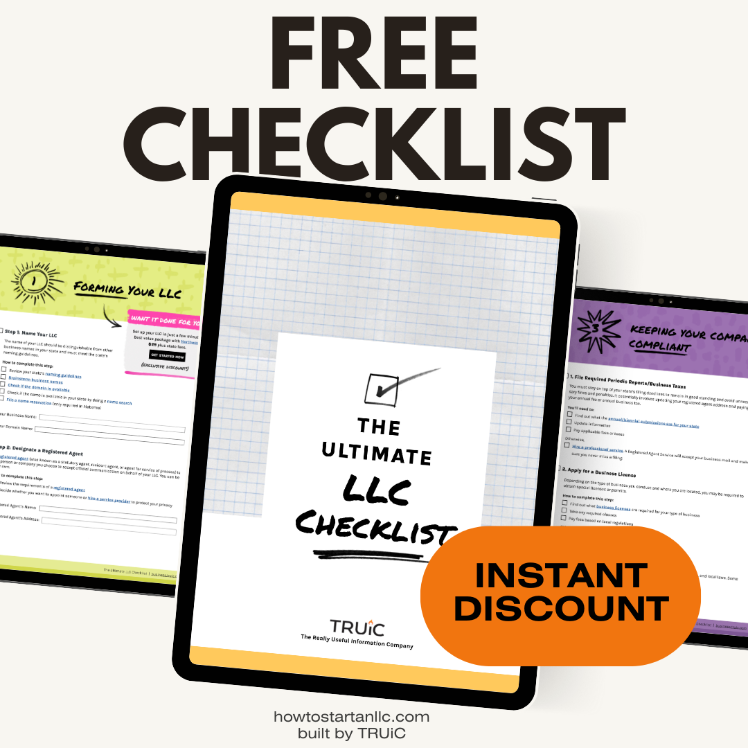 The Official LLC Formation Checklist (Printable PDF)