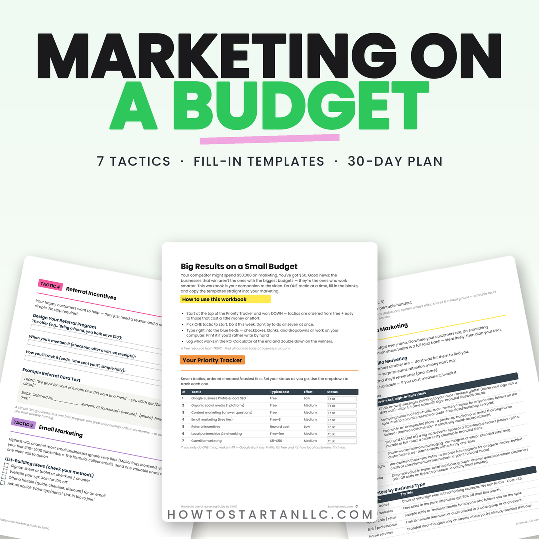 Marketing that WORKS - On a Budget!