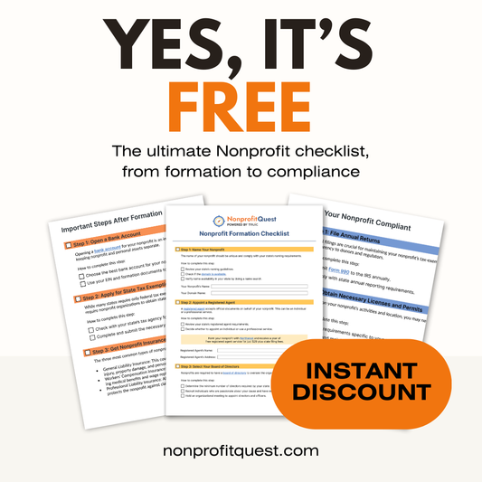 The Official Nonprofit Checklist